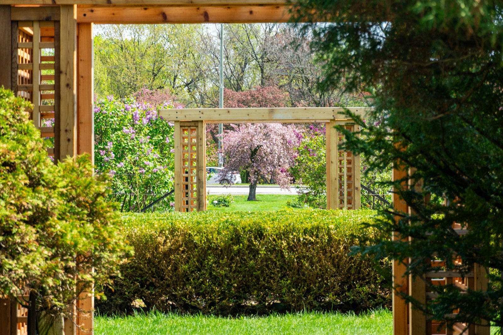 Maison en bois contemporaine ouverte sur le jardin