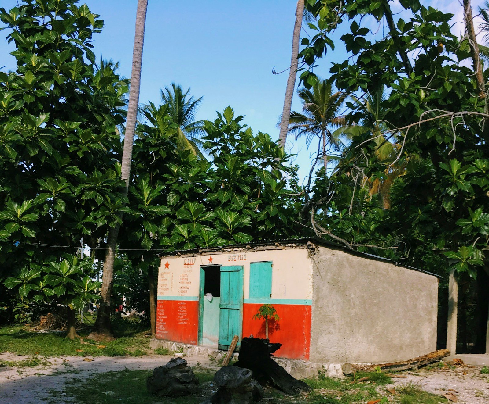 Maison en maçonnerie, choix répandu pour les constructions récentes aux Antilles
