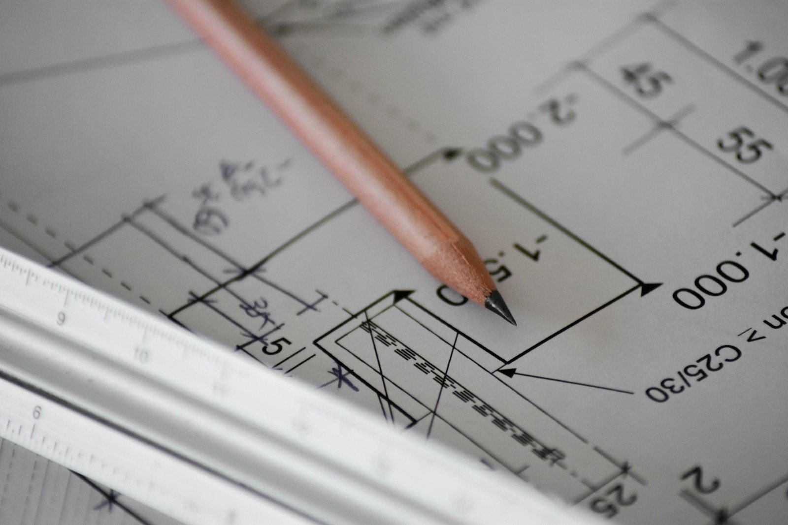 Plan de structure consulté sur un chantier